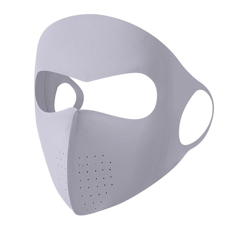 Product Introduction of 2025 new face kini full face sunscreen mask women's summer UV protection ice silk light breathable sunscreen mask 5