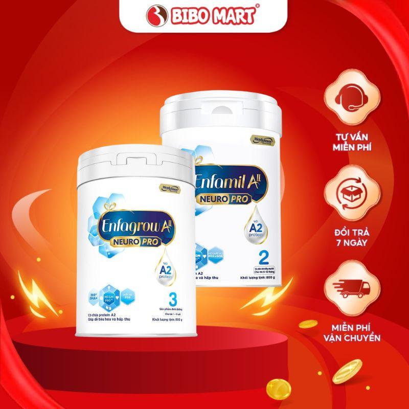 Sữa Enfamil A2 NeuroPro Số 1 Số 2 Số 3 350g 800g Cho Bé - Sản Phẩm Dinh Dưỡng Cho Trẻ Sơ Sinh Đến 3 Tuổi