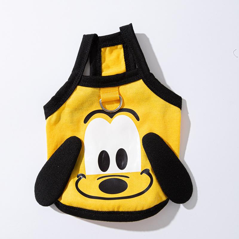 Product Introduction of Quần áo cho chó cưng, mùa xuân và mùa hè, thiết kế đeo chéo hình con chó và mèo dễ thương, thích hợp cho chó Nhỏ và Cỡ Vừa Teddy Bichon, hai chân, quần áo địu bông thỏ 7