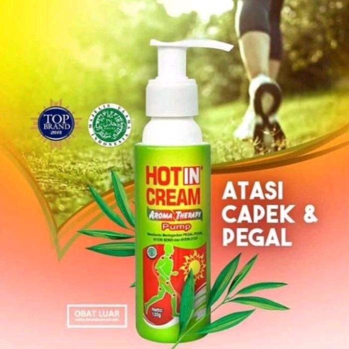 hotin cream aroma therapy pump warna hijau 120 g 0