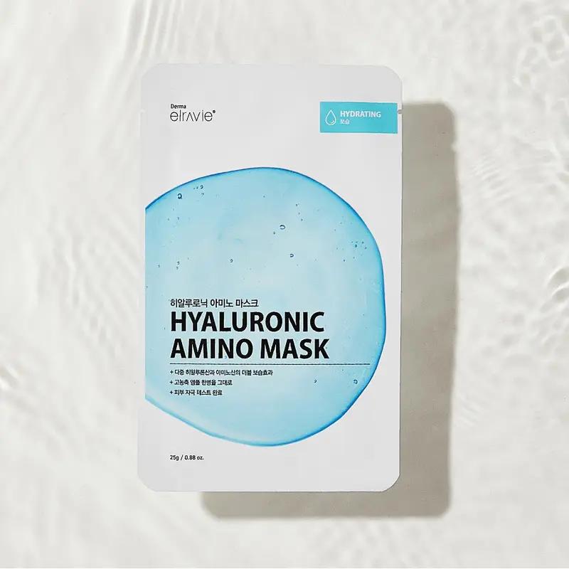 Mặt Nạ Elravie Hyaluronic Amino Mask Dược Mỹ Phẩm Cao Cấp Hàn Quốc Dưỡng Ẩm, Làm Dịu 01 miếng 25g 2