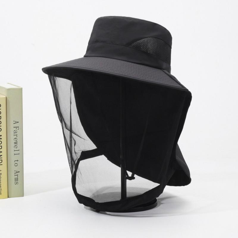 Product Introduction of New Anti Mosquito Insect Bucket Hat Mesh Anti Bee Mosquito Hat Net Insect Proof Cap Men Women 21