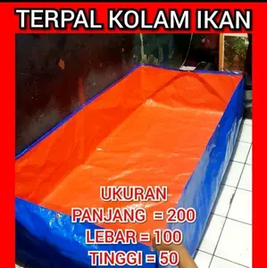 terpal kolam ikan 200x100x50