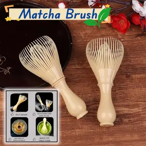 Pengocok Matcha Praktis Resin / Matcha Whisk Plastic / Homelab Pengaduk Matcha Plastik / Bubuk Kopi Teh Hijau Sikat Alat Penggiling Sikat Sikat