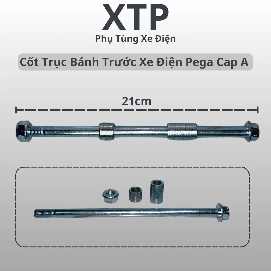 Cốt Trục Bánh Trước Xe Điện Pega Cap A