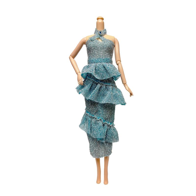 Original fashion BJD doll dress set 30 cm Yitian doll fashion strapless cake skirt dress fairy doll fashion dress change suit 2