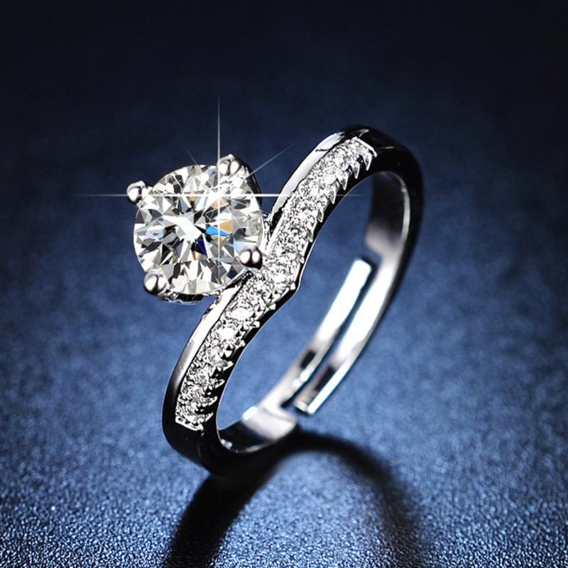 Nhẫn Cưới, Dành Cho Nữ, 1 Karat, Thiết Kế Sáu Chấu 4