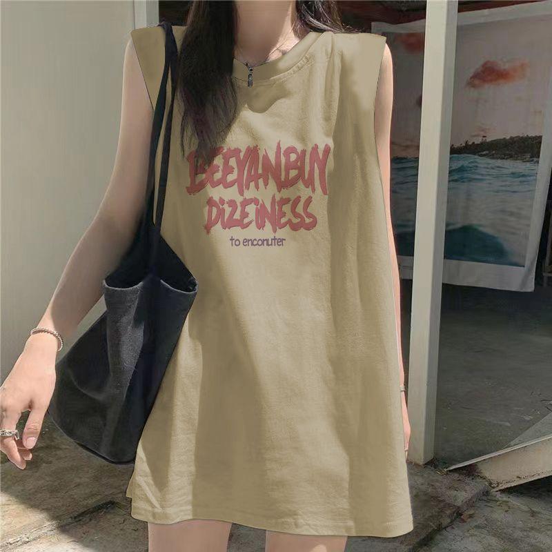 Product Introduction of Áo Thun Không Tay Phong Cách Mỹ Áo Vest Dài Trung Bình Dáng Rộng Rãi Cho Nữ, Áo Ghi Lê Nữ, Quần Áo Thời Trang Mùa Hè Phong Cách Độc Đáo Xu Hướng, Bộ Sưu Tập 2024 7