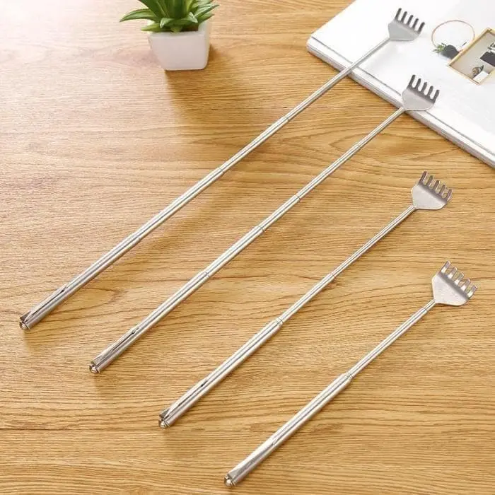 Pocket Scratcher Stainless Steel Penggaruk Punggung Tongkat Garuk 0986 4