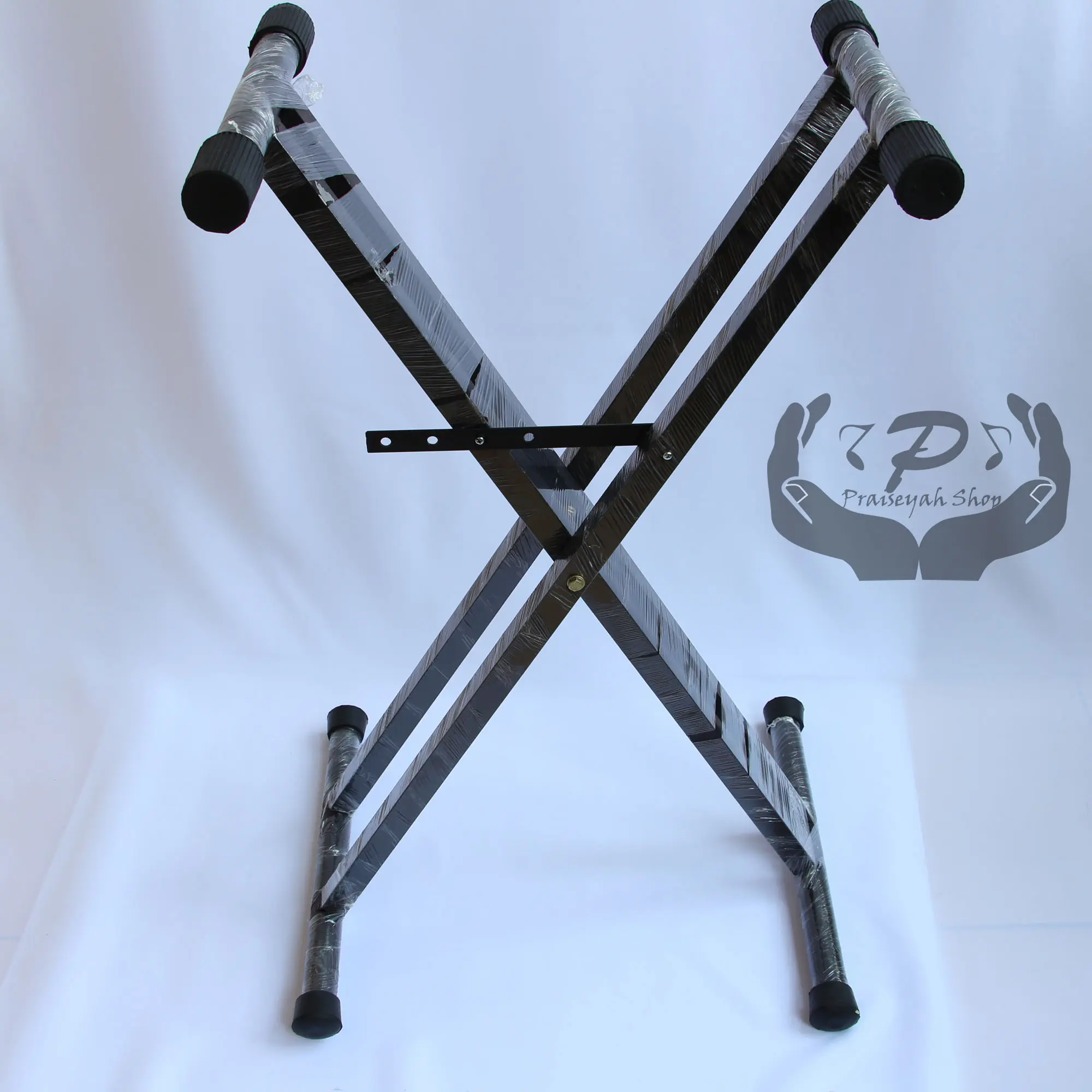 Stand Keyboard Double Kaki Besi