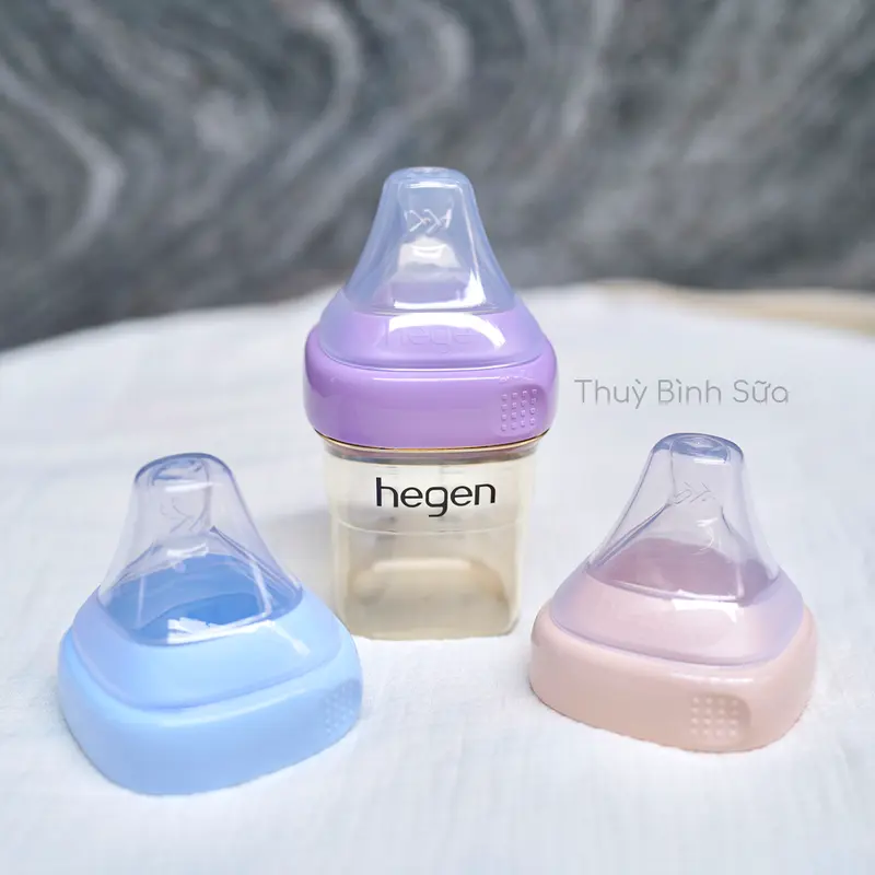 Bình Hegen Rồng Vàng/cổ Hồng/ Tím/ Xanh dương 150ml/240ml/330ml Chính Hãng 4