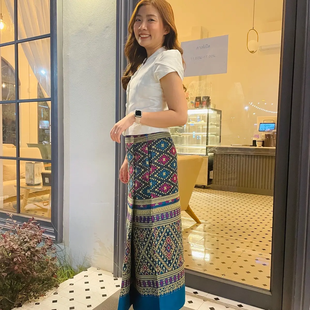 ผ้าถุงสาวล้านนา ทอลายสวยๆ ผู้หญิง เสื้อผ้า
