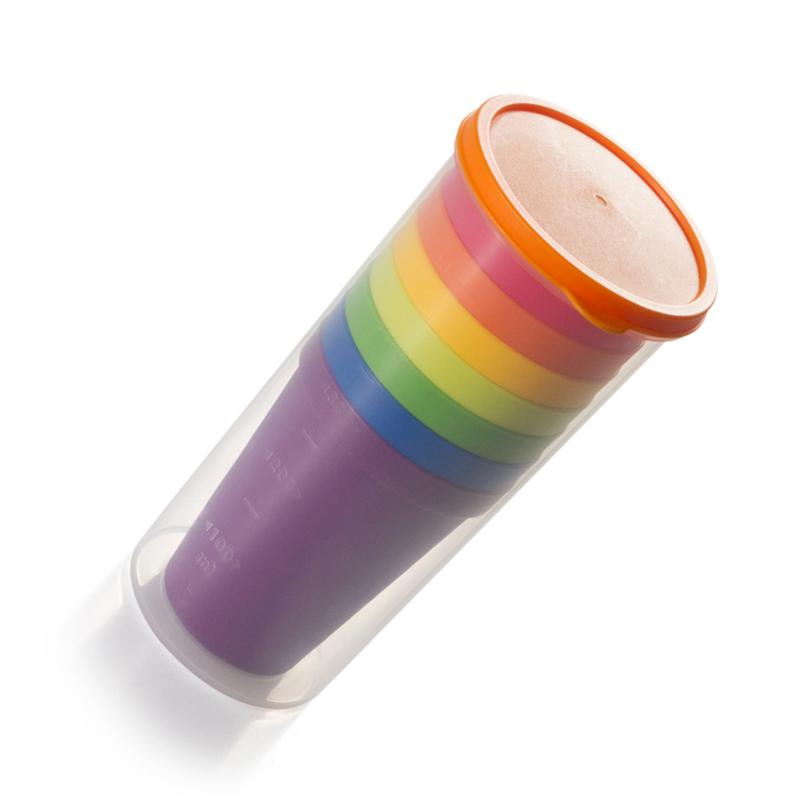 7 Pieces Stacking Drinking Cups Household Simple Mug Container - TikTok ...