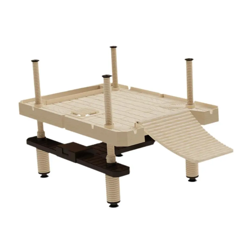 Turtle Basking Platform Aquarium Float Decoration Turtle Pier for Frog Terrapin Bearded Dragon Reptiles Semi Aquatic Animals