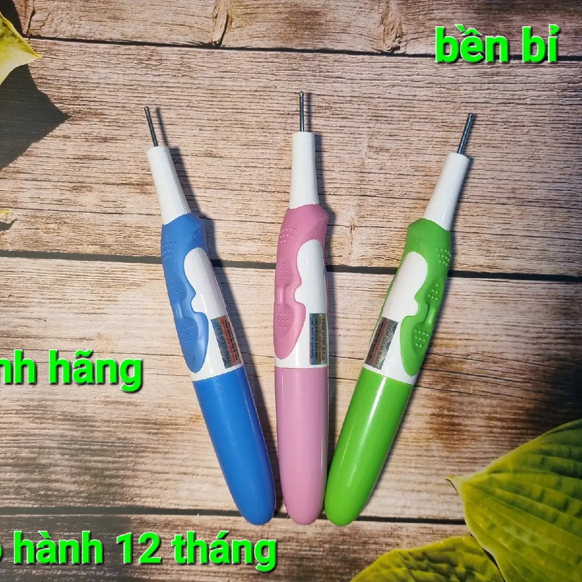 Bút rung huyệt diện chẩn đầu ngắn - tặng bản đồ huyệt