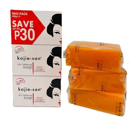 Kojie San Soap / Kojiesan Sabun 3 x 100g