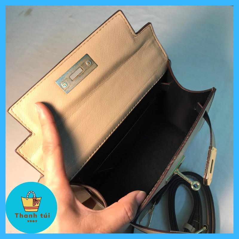 Túi xách tay đeo chéo size 19 da lì dáng cao Bag Nữ 8
