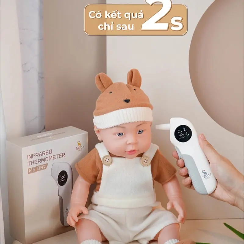 Nhiệt kế hồng ngoại đa năng Moaz Bébé MB-097.Bảo hành 12 tháng 5