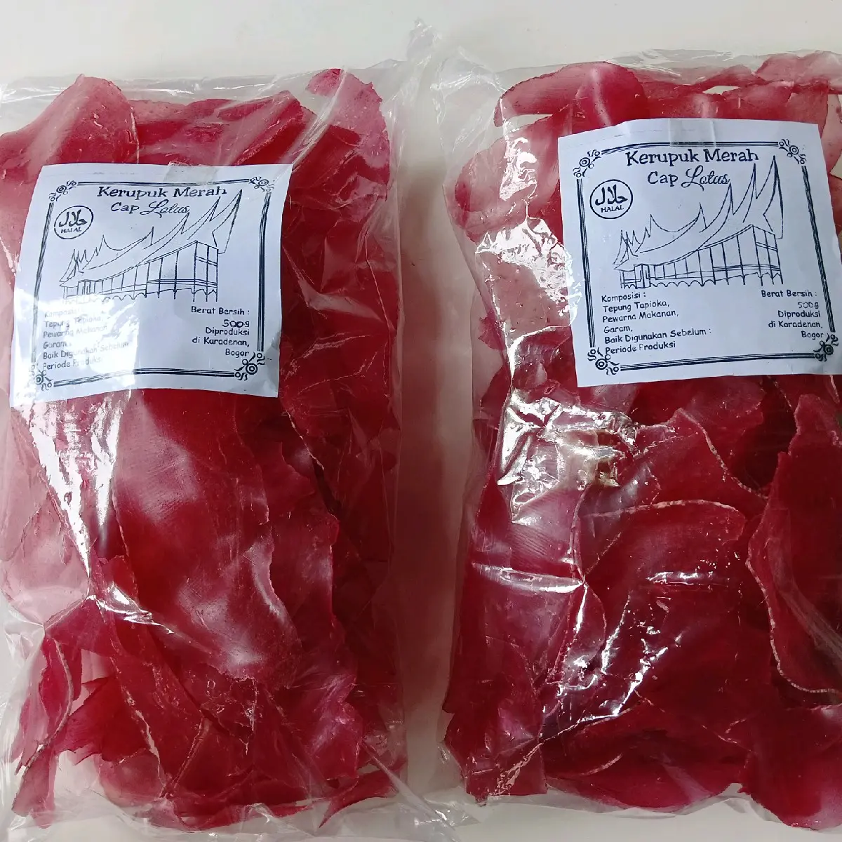 KERUPUK MERAH PADANG MAKSIMAL ORDER 1 KG Food