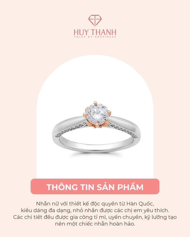 Product Introduction of Nhẫn cầu hôn vàng tây 14K NDINO271LDIA Huy ThanhJewelry 1