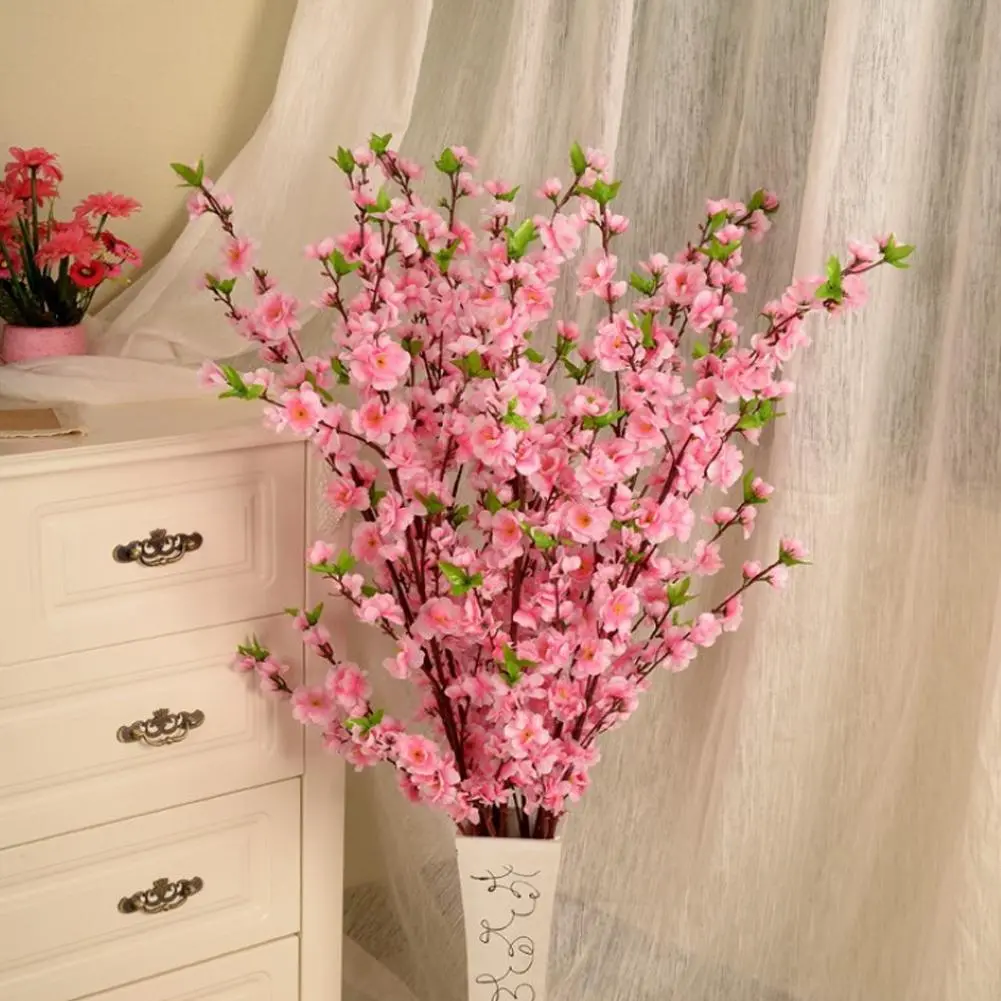Hoa Cành Đào Nhân Tạo, Hoa Mô Phỏng, Mận Mùa Xuân, Để Đồ Trang Trí Nhà Cửa Và Tự Làm, Thích Hợp Để Trang Trí Đám Cưới, O7F1