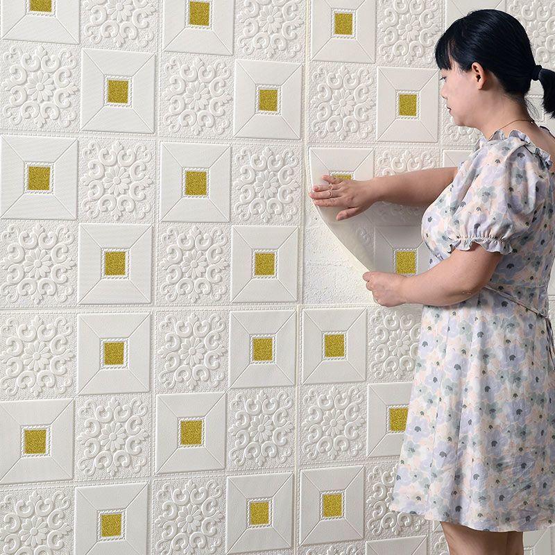 Product Introduction of Kertas Dinding 3D, Bahan Buih, Pelekat Dinding, Kalis Air PE, Sesuai untuk Dinding, Siling, Bilik Tidur, Hiasan Bilik Darjah, Pelekat Dinding Bata Kayu Wallpaper 22
