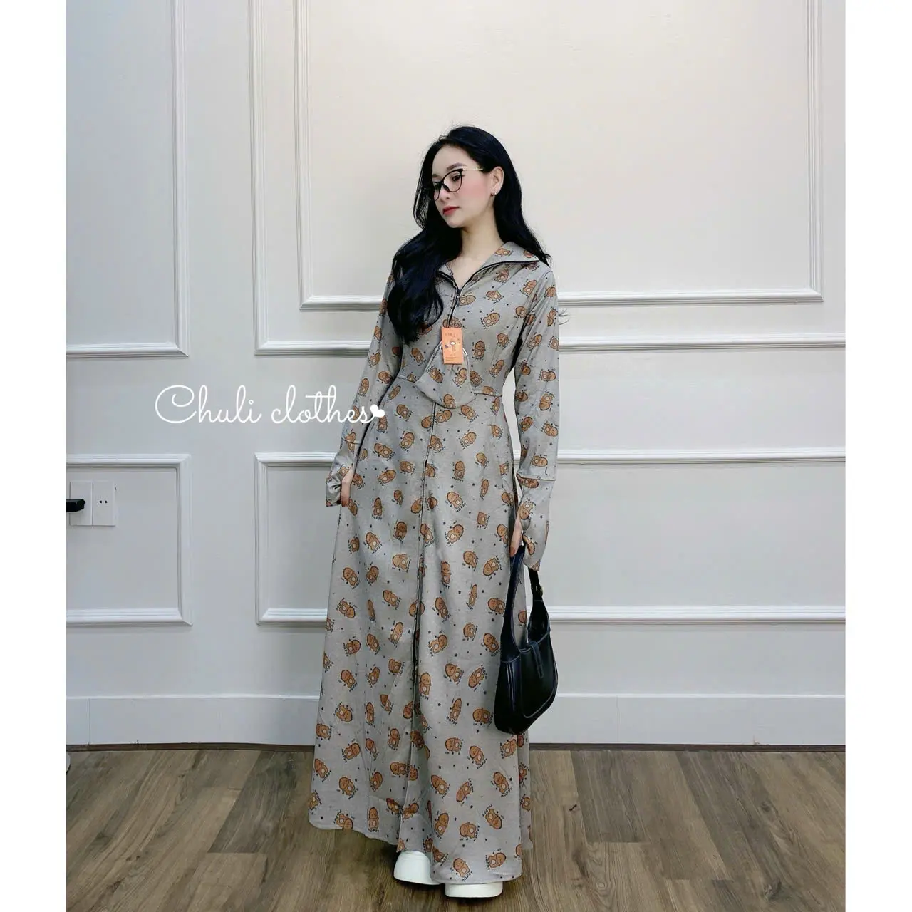 Áo chống nắng umi toàn thân nhà Chuli Clothes - Hình Gấu - Chuli áo chống nắng