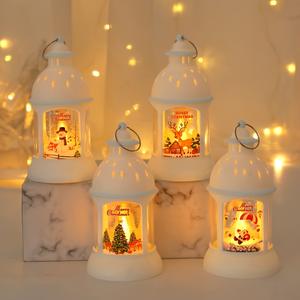 1Pcs Lámpara de Decoración Cilíndrica de Navidad, Accesorio para Crear Ambiente Festivo, Decoración para el Hogar para Cocina Sala de Comedor Sala de Estar