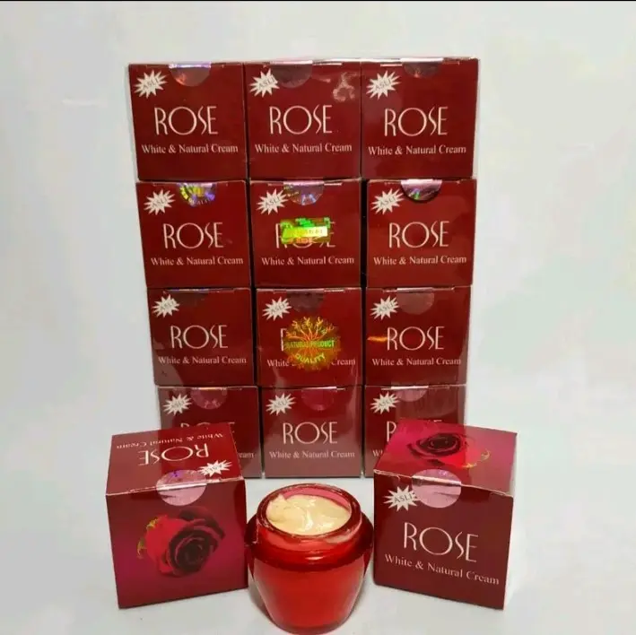 cream rose white natural//3 pcs cream rose