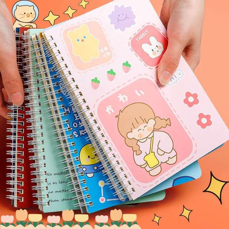 Product Introduction of A5 Cartoon Coil Notepad Flip Cute Spiral Notebook 6