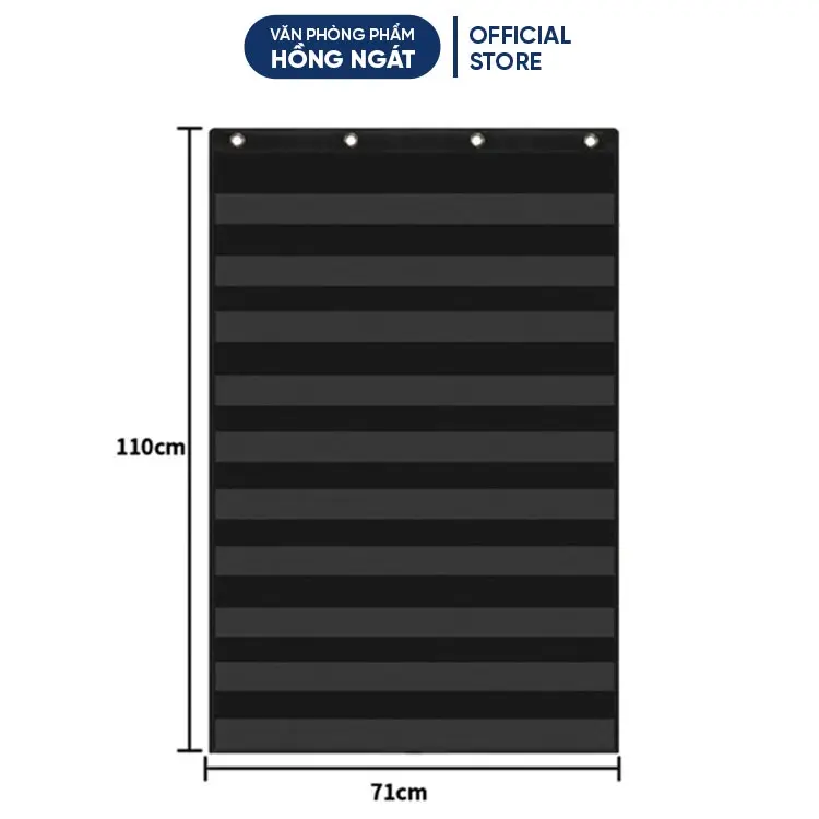 Bảng cài thẻ pocket chart 10 tầng, đồ dùng học tập giáo cụ dạy học tiếng anh văn phòng phẩm GC19 3