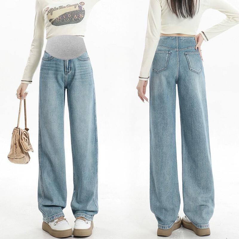  Quần Jean Bầu Larosa Thời Trang Gen Z 2025 Đáp Bụng Mềm Nhẹ Thoải Mái Chuẩn Form LA192Q Váy Bầu Đầm Bầu yếm  bò cho bà 