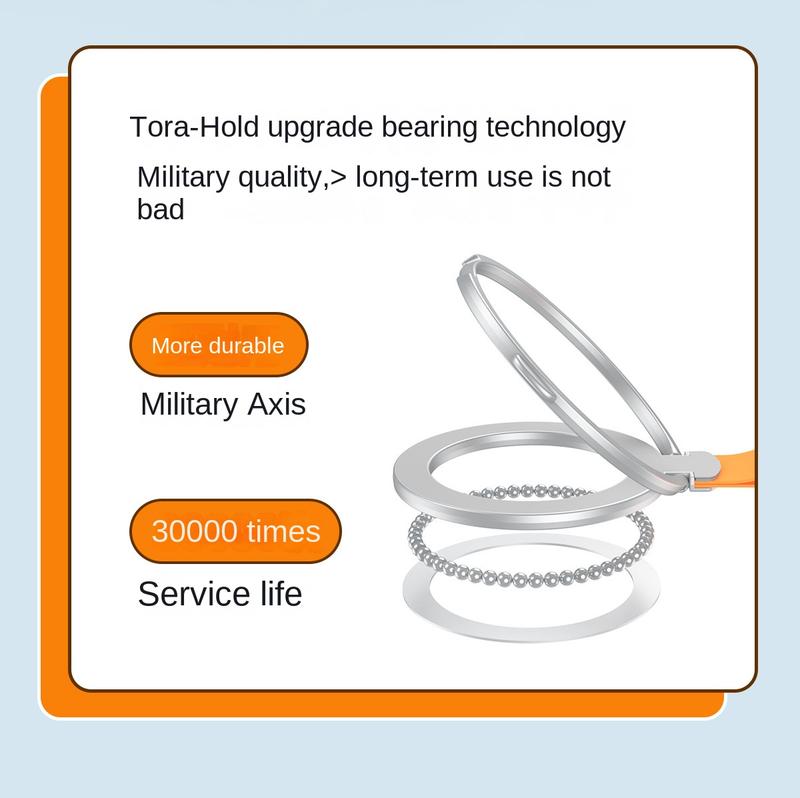 Product Introduction of Magnetic Stand Ring Holder New Metal MagSafe Phone Portable Desktop New Wholesale Silicone Hand Strap 4