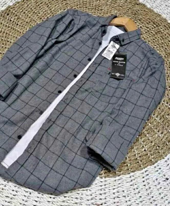 Product Introduction of kemeja flanel premium pria dewasa lengan panjang V-Neck Lembut Motif Distro Nyaman Casual Kotak 7