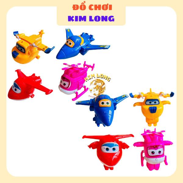 Đồ chơi mô hình Đội bay siêu đẳng Super Win Robot biến hình máy bay 4 NHÂN VẬT QUÀ TẶNG CHO BÉ ẢNH THẬT 1