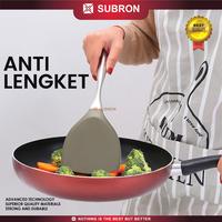 Gambar SUBRON Spatula Centong Silicone Tahan Panas Stainless Handle Sup Sutil Turner Sodet Irus Masak Murah Peralatan Silikon - Centong Htm dari SUBRON KITCHENWARE Kab. Bandung 5 Tokopedia