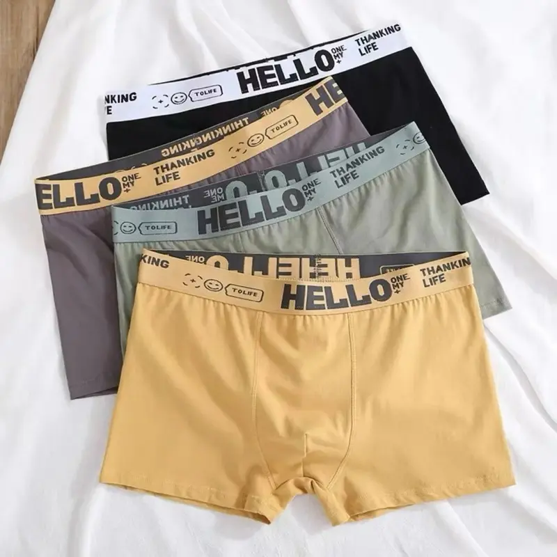 crush (12 Pcs) CELANA DALAM PRIA BOXER HELLO CD LAKI LAKI IMPORT 3105