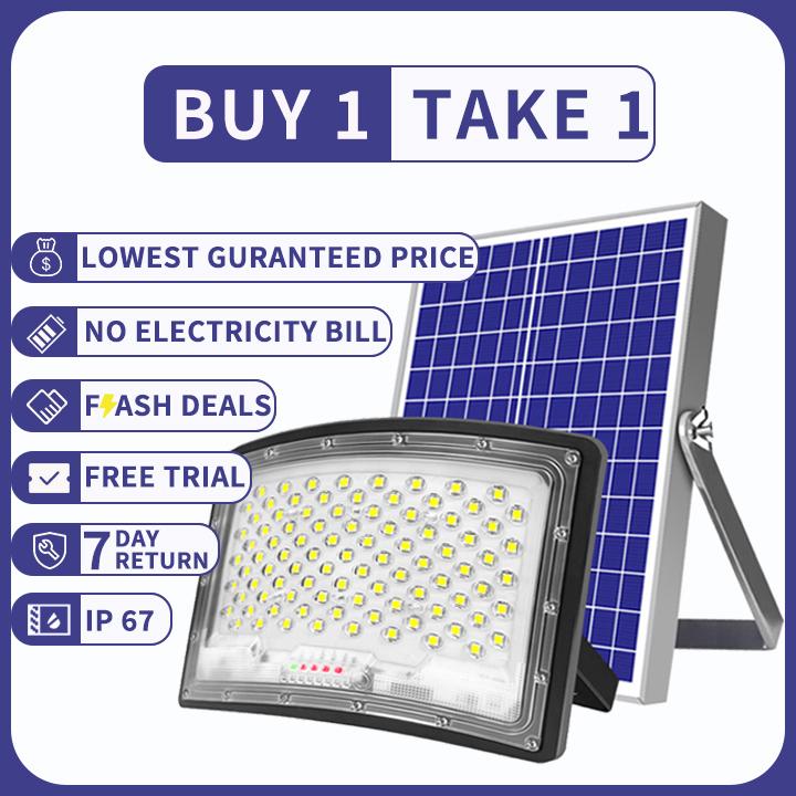 JW TECH Solar Light Outdoor light warterproof with remote auto - TikTok ...