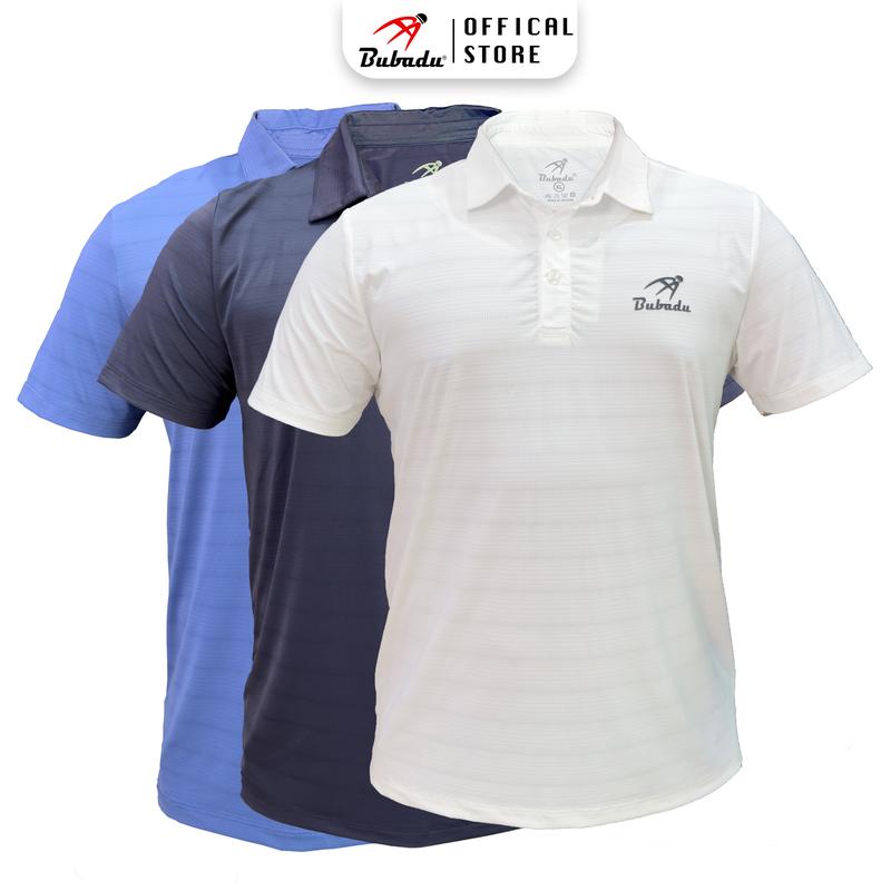 [CHÍNH HÃNG BUBADU] Áo cầu lông Bubadu polo cool new 2024 thoáng mát thanh lịch