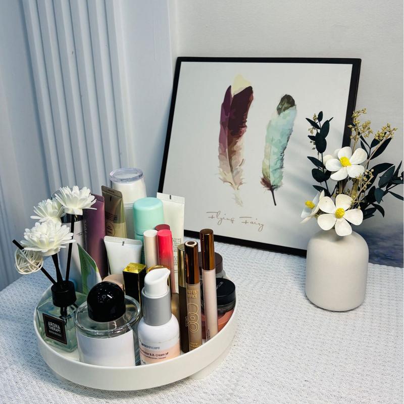 Product Introduction of Desktop Storage Tray Organizer Cosmetic Box Key Tray Home Office Storage Tray Candle Lotion Bottle 24