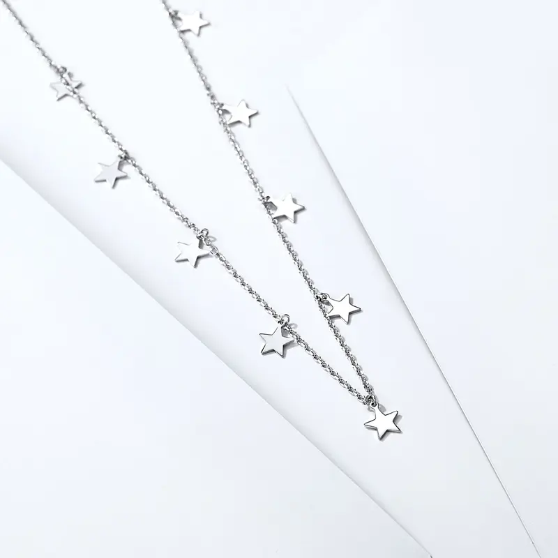 FaithHeart Star Choker Necklace Boho Delicate Collar Necklace for Women 3