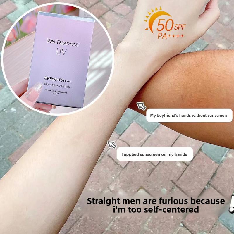 Kem chống nắng mùa hè SPF50 PA ++++ Chống thấm nước Không gây bóng nhờn Nhẹ dịu Dành cho da nhạy cảm
