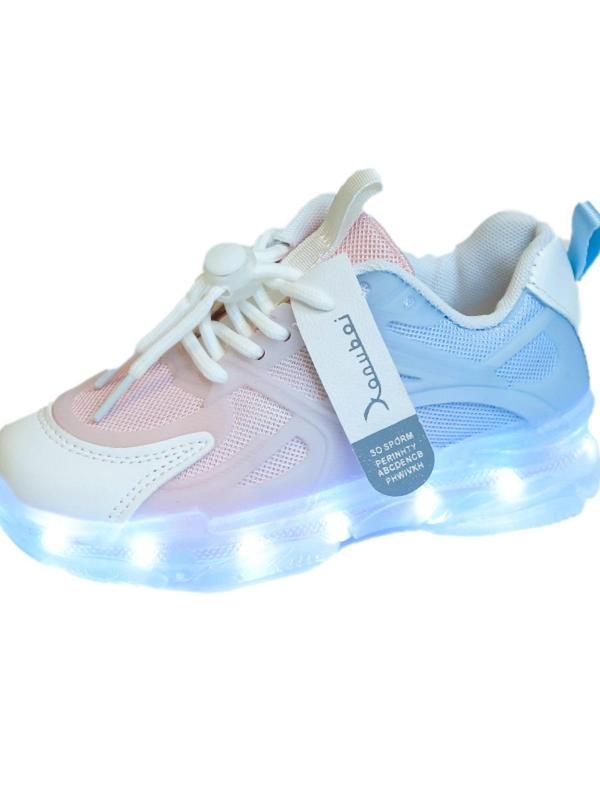 Kids Cute Luminous with Light Sneakers, Summer 2025 New Casual Comfortable Breathable Sports Running Shoes, Trendy Walking Shoes for Kids, Barefoot Shoes Designer Shoes 3