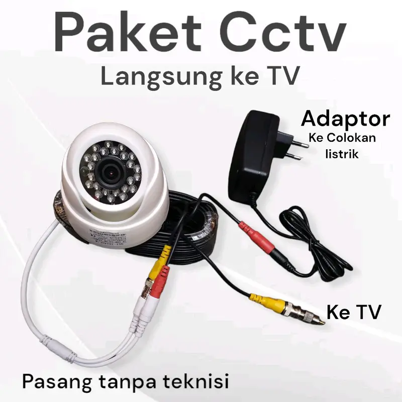 PAKET CCTV LANGSUNG KE TV PAKET CCTV LENGKAP LANGSUNG KE TV TANPA PERLU DVR 0