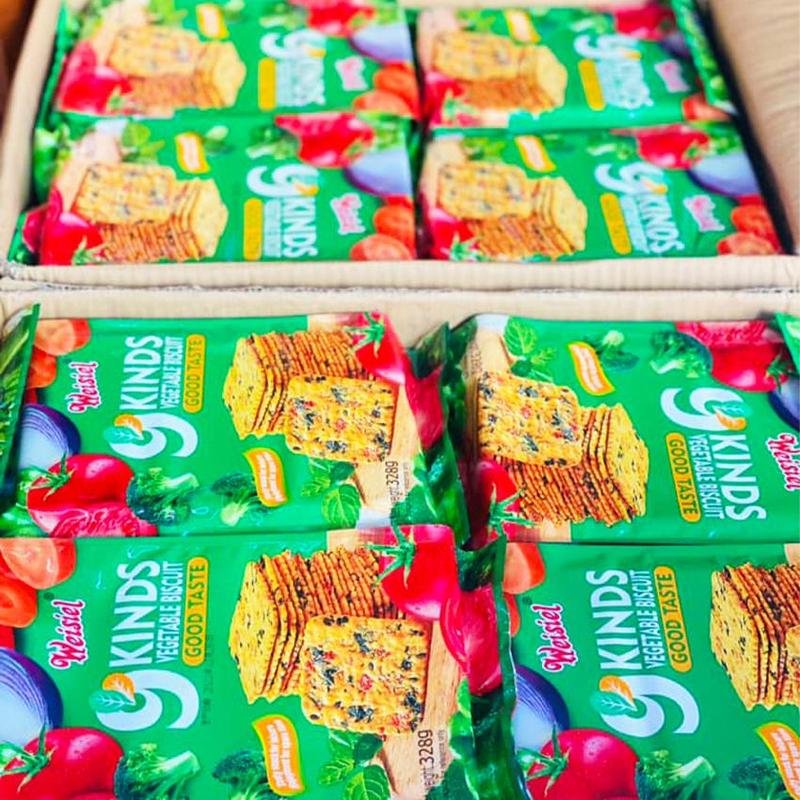 Bánh Quy Ăn Kiêng 9 Loại Rau Củ 328g Weisiel B132