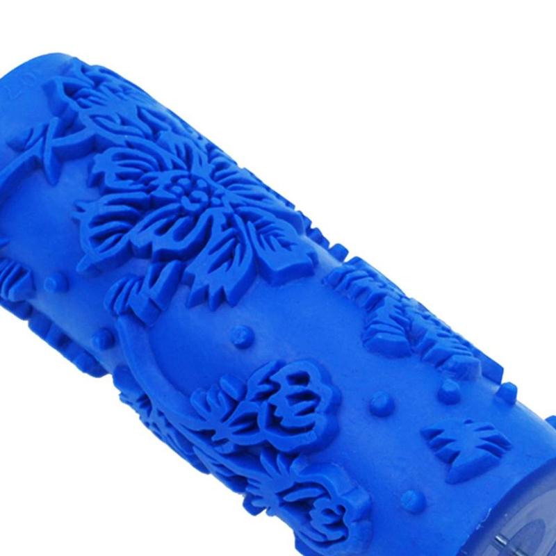 Product Introduction of 5\\\'\\\' Wall Painting Printing Rubber Pattern Roller Decor 1