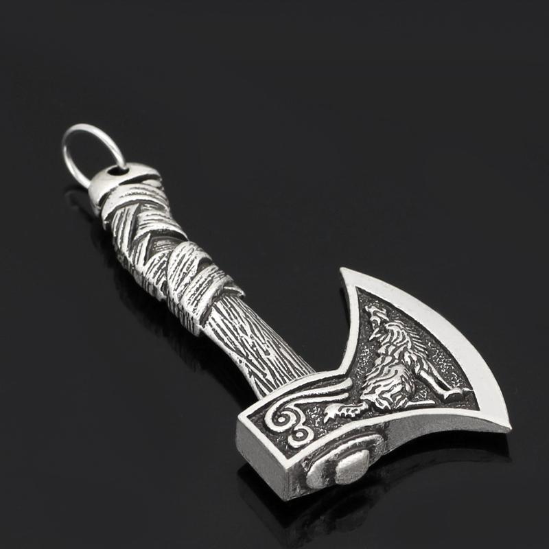 Vòng cổ nam nữ dây chuyền Titan Asta Accessories màu bạc unisex đẹp phụ kiện thời trang - Vòng Cổ Axe 5