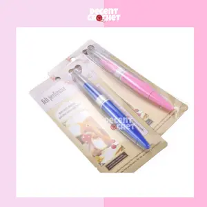 Holder Jarum Felting Dengan 3 Jarum Wol Untuk Bordir DIY