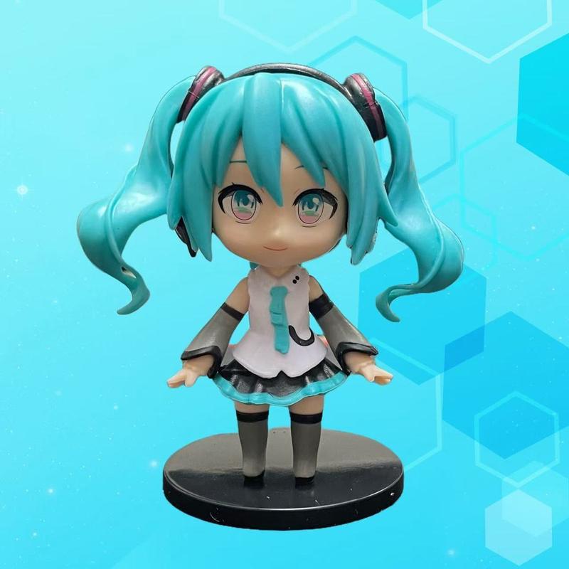 Product Introduction of Mô Hình Nhân Vật Hatsune Tương Lai, Hàng Mới Về, 6 Mũ Nhỏ Quà Tặng Hàng Hóa Anime, Bộ Dụng Cụ Nhà Để Xe Ô Tô, Đồ Trang Trí Mô Hình, Bộ Sưu Tập 1417 Người 18