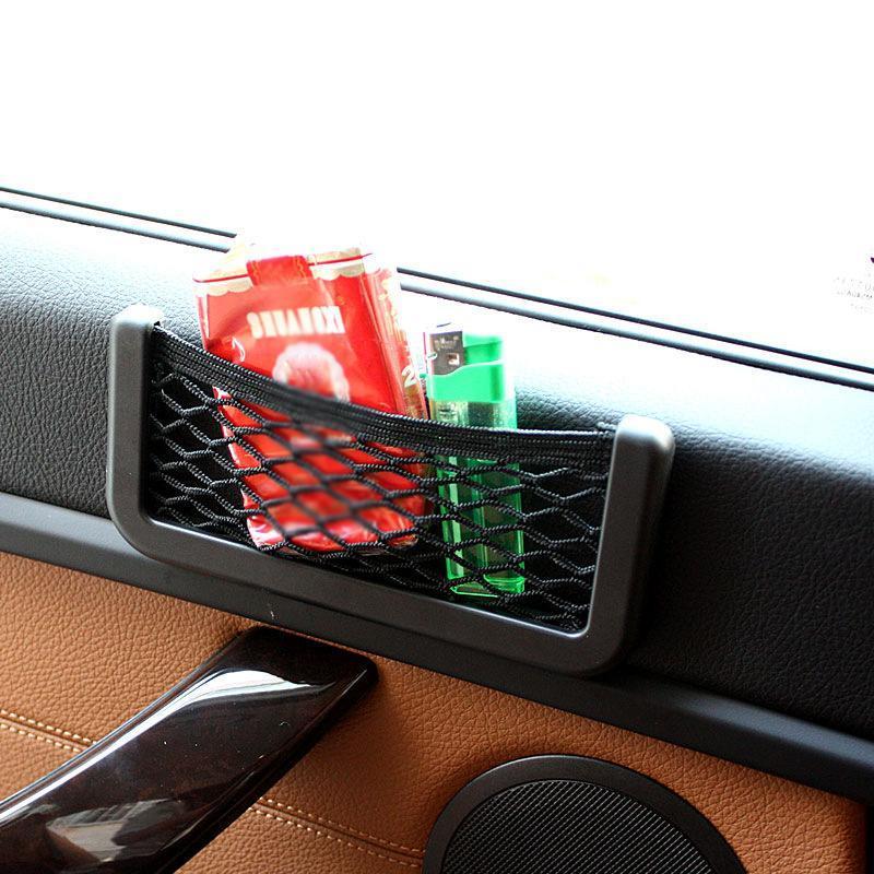 Car Seat Back Storage Net Bag, 1 Count Car Seat Back Organizer, Universal Car Interior Accessories for Stowing & Tidying 5